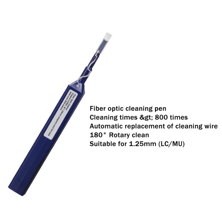 10 In 1 Optical Fiber Cleaning Tool Kit 1.25/2.5mm Fiber Cleaning Pen - HoMEdemic™ 