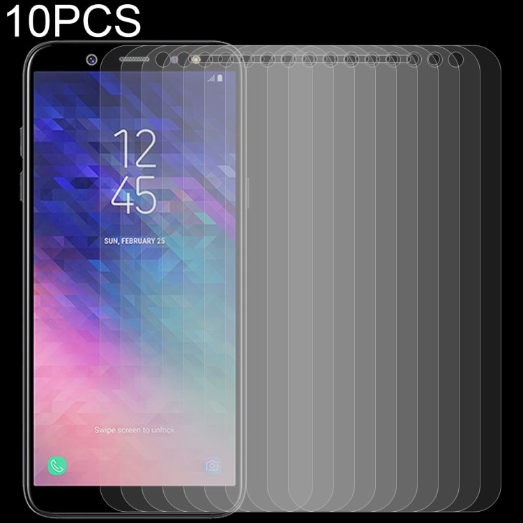 10 PCS 0.26mm 9H 2.5D Tempered Glass Film for Galaxy A6+ (2018), For Galaxy A6+ (2018) - HoMEdemic™ 