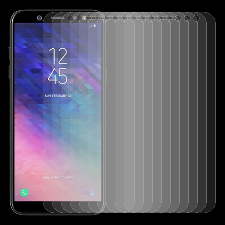 10 PCS 0.26mm 9H 2.5D Tempered Glass Film for Galaxy A6+ (2018), For Galaxy A6+ (2018) - HoMEdemic™ 