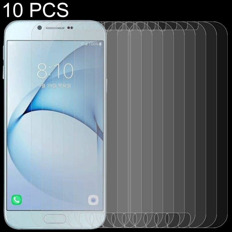 10 PCS 0.26mm 9H 2.5D Tempered Glass Film for Galaxy A8 (2016), For Galaxy A8 (2016)(10 PCS) - HoMEdemic™ 