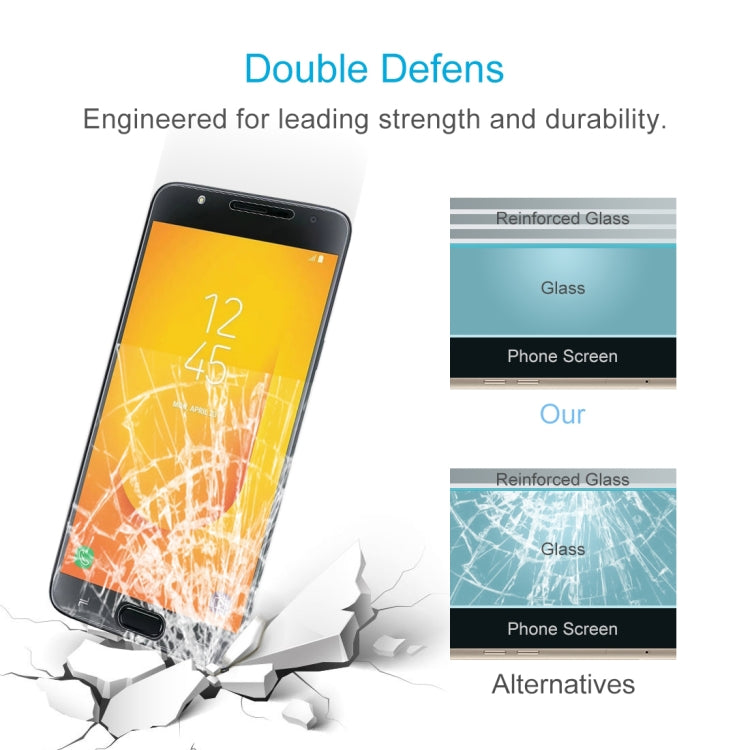 10 PCS 0.26mm 9H 2.5D Tempered Glass Film for Galaxy J7 Duo, For Galaxy J7 Duo (10 PCS) - HoMEdemic™ 