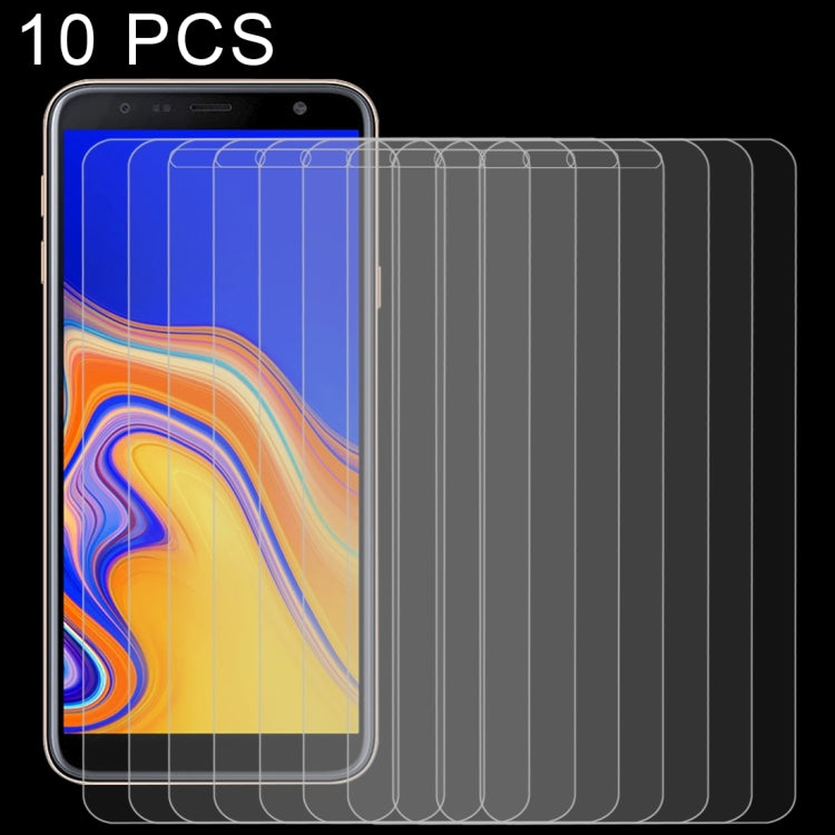 10 PCS 0.26mm 9H Surface Hardness 2.5D Curved Edge Tempered Glass Film for Galaxy J4+ / J6+, For Galaxy J4+ / J6+ - HoMEdemic™ 