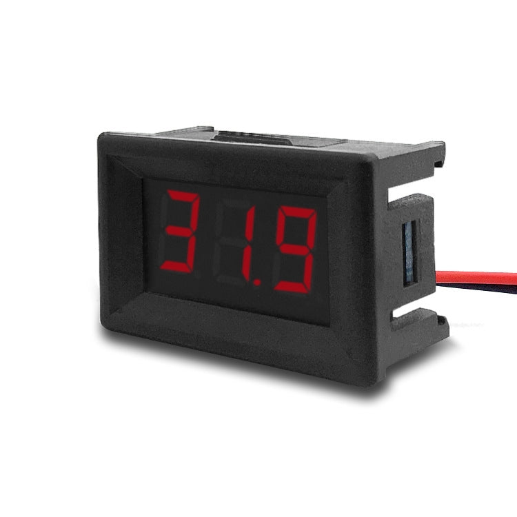 10 PCS 0.36 inch 3 Wires Digital Voltage Meter with Shell, Color Light Display, Measure Voltage: DC 0-100V - HoMEdemic™ 