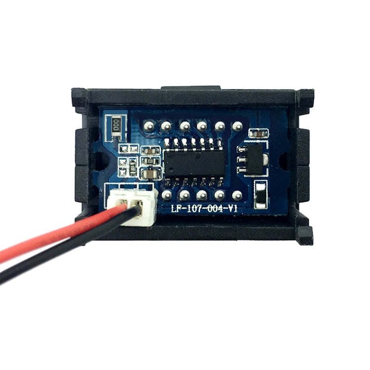 10 PCS 0.36 inch 3 Wires Digital Voltage Meter with Shell, Color Light Display, Measure Voltage: DC 0-100V - HoMEdemic™ 
