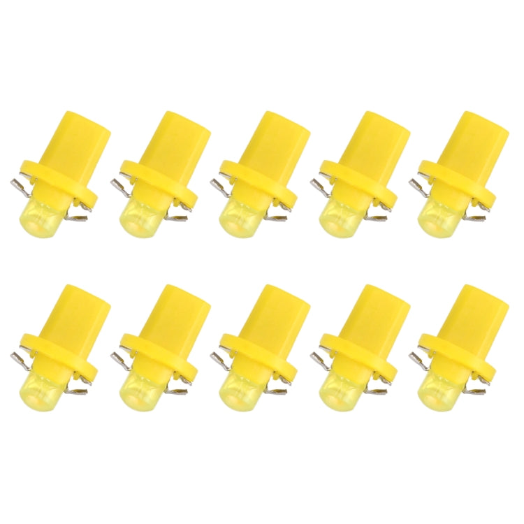 10 PCS 0.4W B8.5 Wedge Instrument Panel COB LED Light Dashboard Gauge Cluster Indicator Lamp Bulb, 0.4W B8.5 - HoMEdemic™ 