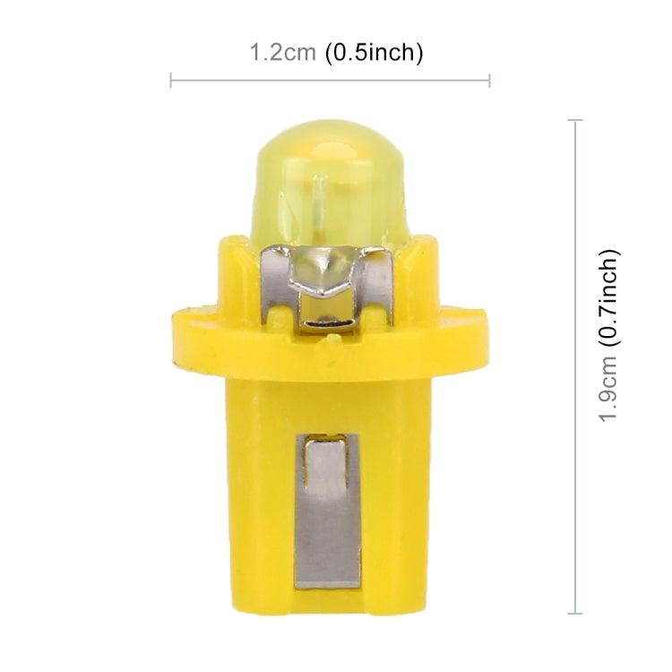 10 PCS 0.4W B8.5 Wedge Instrument Panel COB LED Light Dashboard Gauge Cluster Indicator Lamp Bulb, 0.4W B8.5 - HoMEdemic™ 