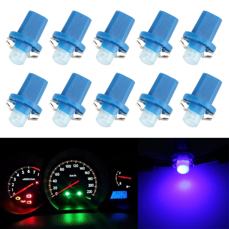 10 PCS 0.4W B8.5 Wedge Instrument Panel COB LED Light Dashboard Gauge Cluster Indicator Lamp Bulb, 0.4W B8.5 - HoMEdemic™ 