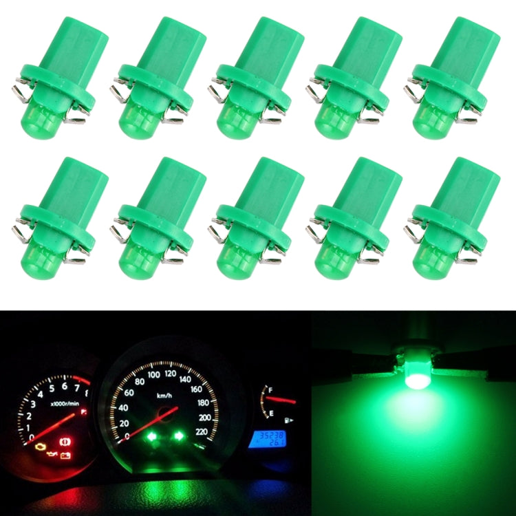 10 PCS 0.4W B8.5 Wedge Instrument Panel COB LED Light Dashboard Gauge Cluster Indicator Lamp Bulb, 0.4W B8.5 - HoMEdemic™ 