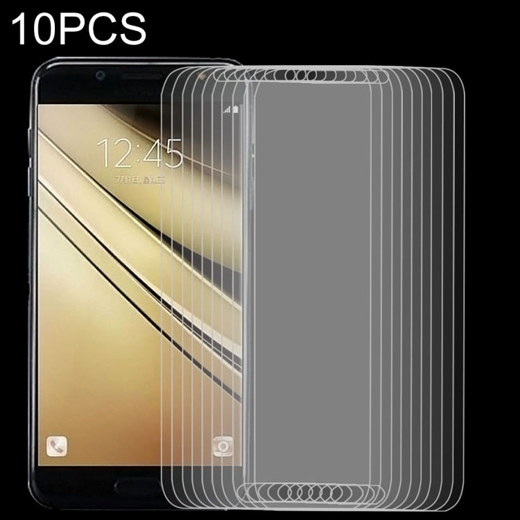 10 PCS 9H 2.5D Tempered Glass Film for Galaxy C7 (2017), For Galaxy C7 2017 (10pcs) - HoMEdemic™ 