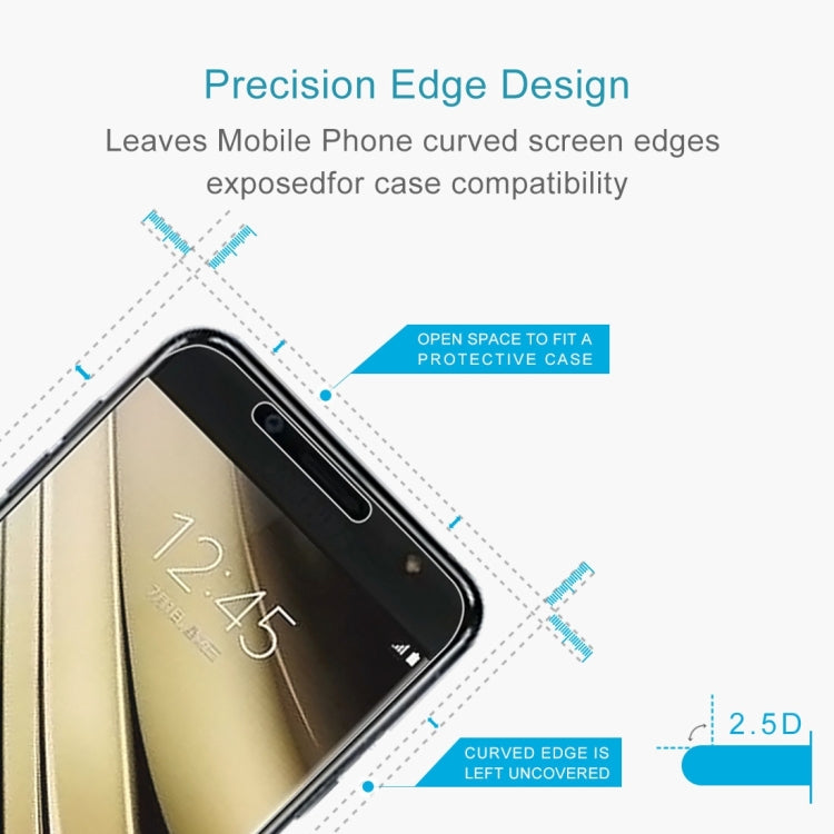 10 PCS 9H 2.5D Tempered Glass Film for Galaxy C7 (2017), For Galaxy C7 2017 (10pcs) - HoMEdemic™ 