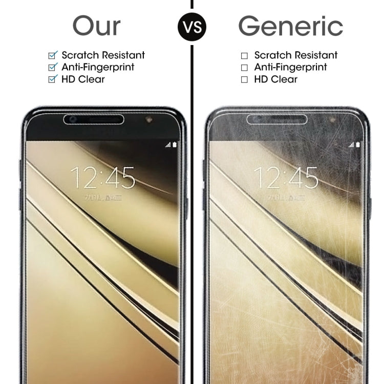 10 PCS 9H 2.5D Tempered Glass Film for Galaxy C7 (2017), For Galaxy C7 2017 (10pcs) - HoMEdemic™ 