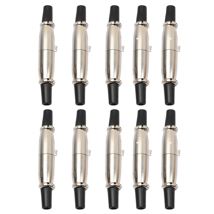 10 Pairs 3 Pin XLR Plug Male + Female Jack Mic Jack Plug Socket Connector, 10 Pairs - HoMEdemic™ 