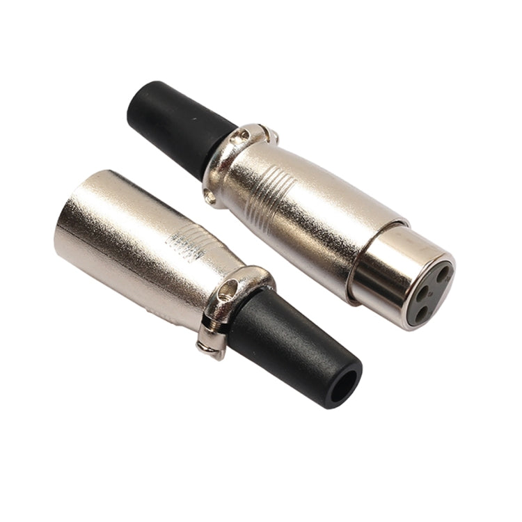 10 Pairs 3 Pin XLR Plug Male + Female Jack Mic Jack Plug Socket Connector, 10 Pairs - HoMEdemic™ 