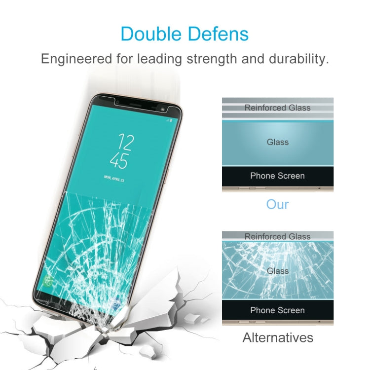 100 PCS 0.26mm 9H 2.5D Tempered Glass Film for Galaxy J6 (2018), For Galaxy J6 (2018)(100 PCS) - HoMEdemic™ 