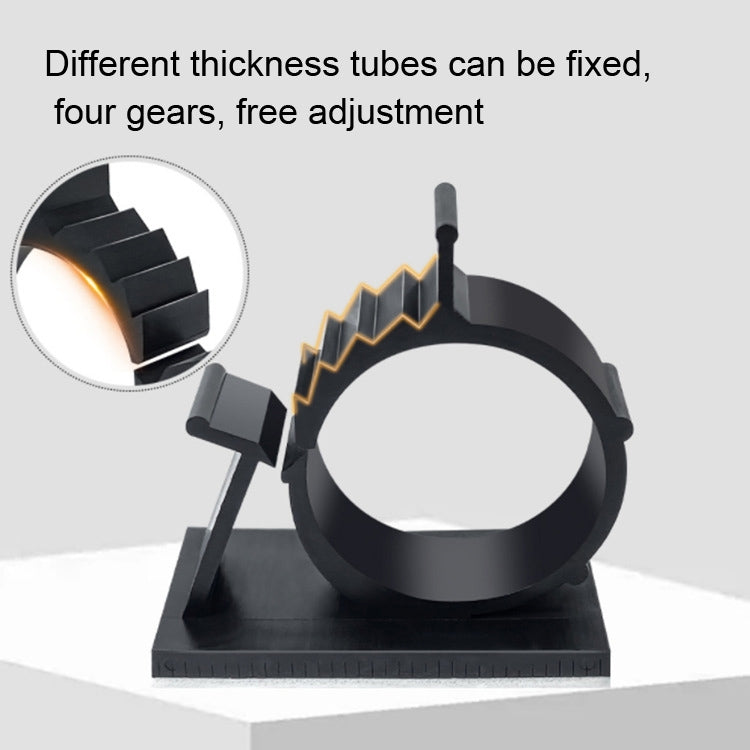 100 PCS Y-1013 Adjustable Self-Adhesive Wire Fixing Cable Organizer (White) - HoMEdemic™ 