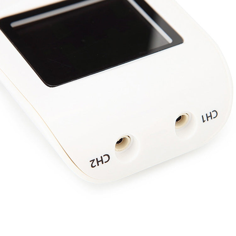 100B 12-mode Digital Meridian Physiotherapy Instrument Electronic Acupoint Pulse Acupuncture Massager, Specification: Battery Type(White) - HoMEdemic™ 