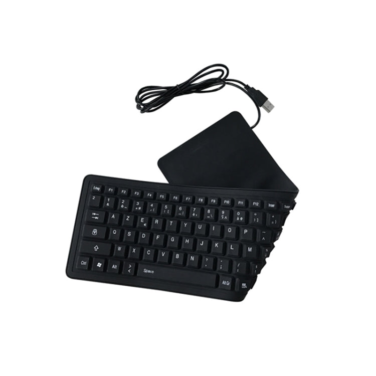 103 Key French USB Wired Silicone Waterproof Keyboard Desktop Notebook Keyboard, Cable Length: 1.5m - HoMEdemic™ 