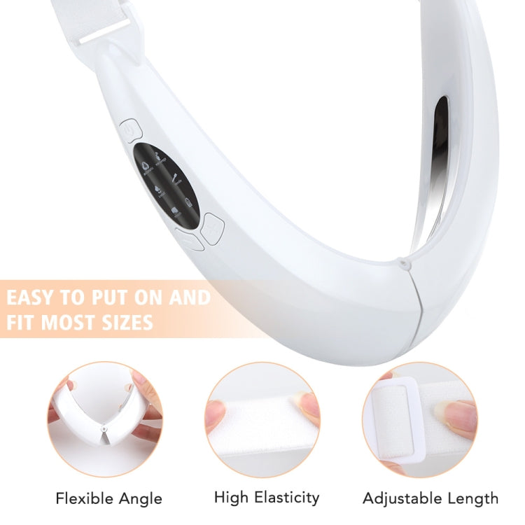 106892 EMS Microcurrent Red and Blue Light Massage Face-Lifting Instrument(White) - HoMEdemic™ 