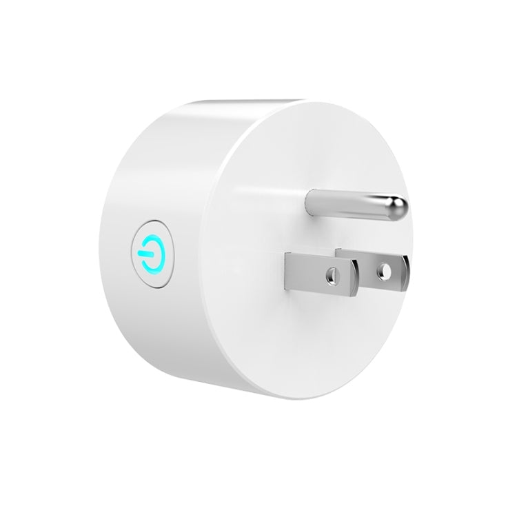 10A Round Shape WiFi Mini Plug APP Remote Control Timing Smart Socket Works with Alexa & Google Home, AC 100-240V, US Plug, 10A US Plug(Round Shape) - HoMEdemic™ 
