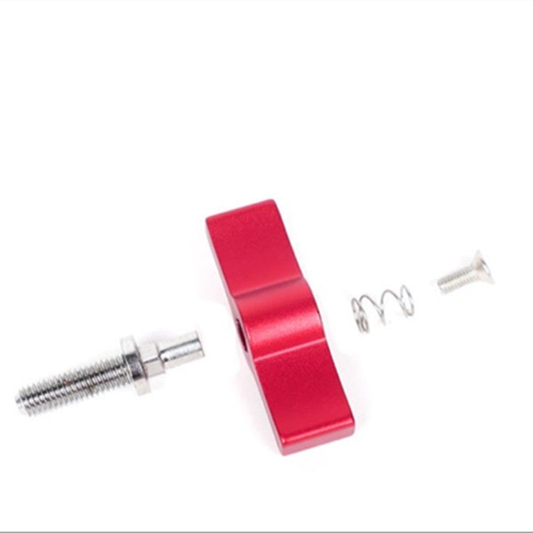 10PCS T-shaped Screw Multi-directional Adjustment Hand Screw Aluminum Alloy Handle Screw, Specification:M4(Red) - HoMEdemic™ 