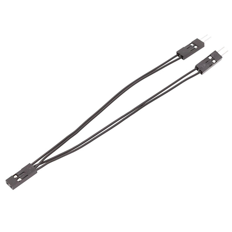 10cm 3pcs DuPont Terminal Wire DuPont 2.54 Connection Cable 2Pin 1 To 2 Wire One Female To Two Males - HoMEdemic™ 