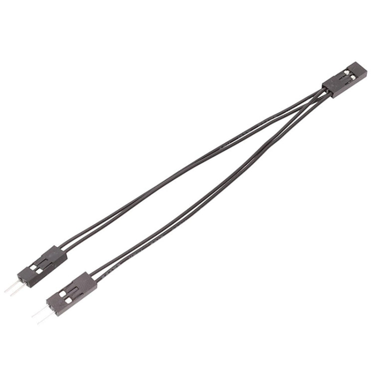 10cm 3pcs DuPont Terminal Wire DuPont 2.54 Connection Cable 2Pin 1 To 2 Wire One Female To Two Males - HoMEdemic™ 