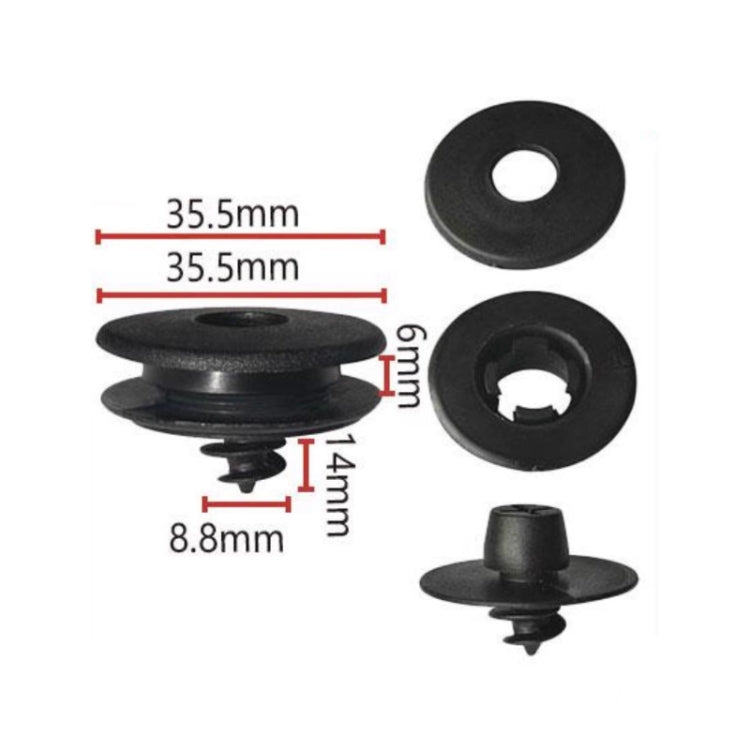 10pcs 10pcs Double-layer Foot Pad Plastic Fixing Buckle - HoMEdemic™ 