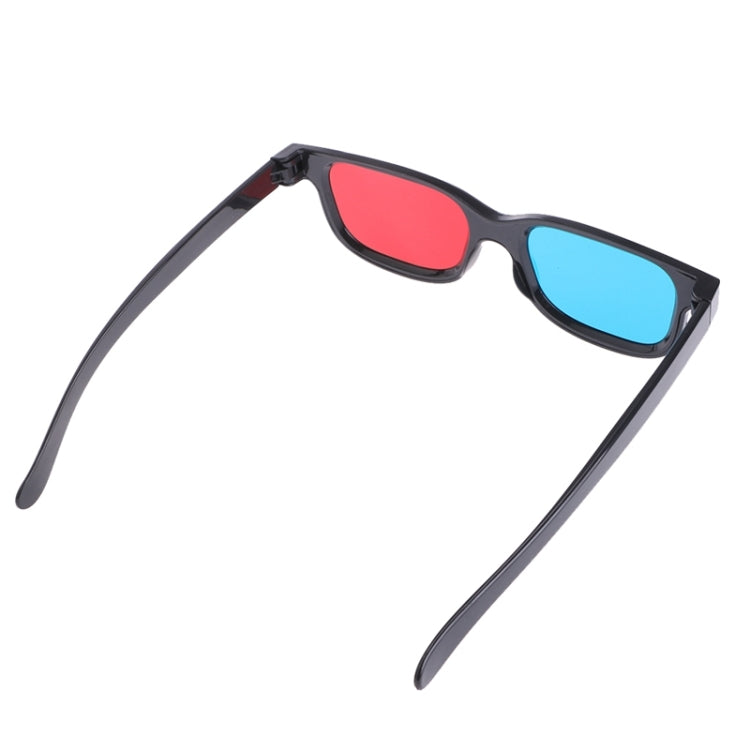 10pcs 3D Glasses Universal Black Frame Red Blue Cyan Anaglyph 3D Glasses 0.2mm For Movie Game DVD - HoMEdemic™ 