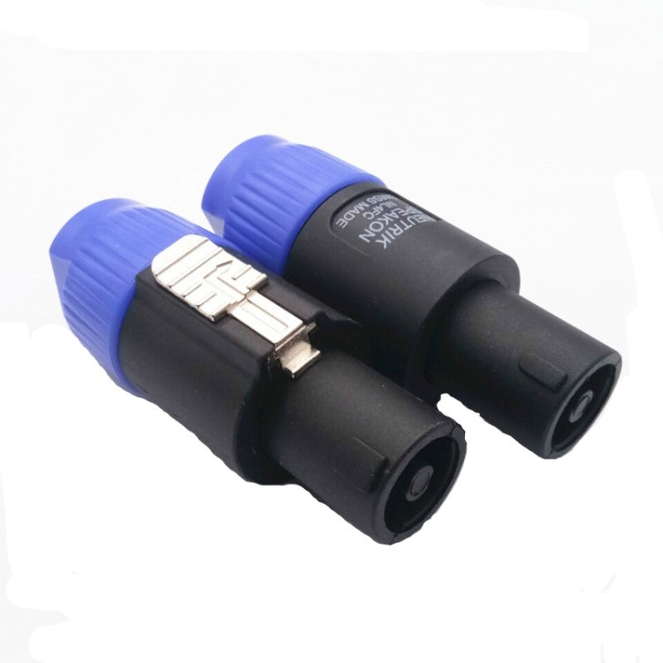 10pcs Audio Four-core Professional Speaker Plug NL4FC Audio Line Connector Amplifier Ohm Connector(Orange) - HoMEdemic™ 