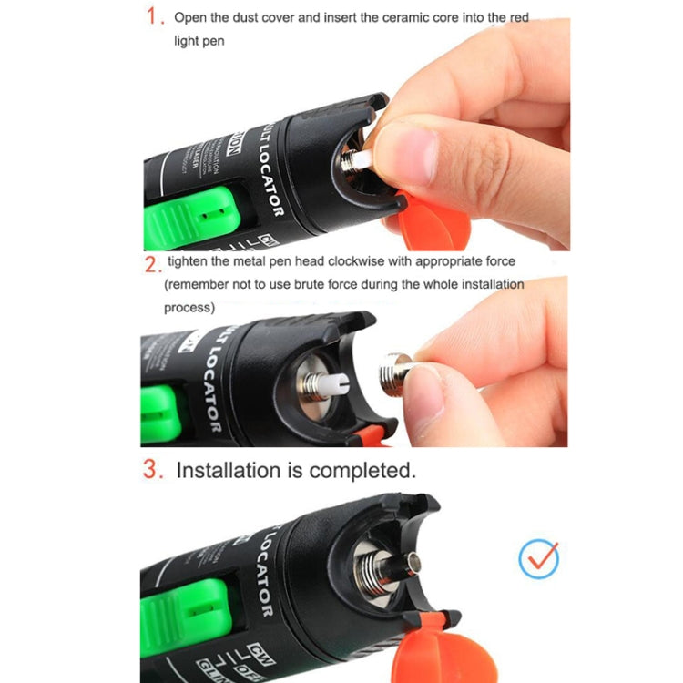 10pcs Metal Head Connector Replacement Parts For Fiber Optic Visual Fault Locator - HoMEdemic™ 