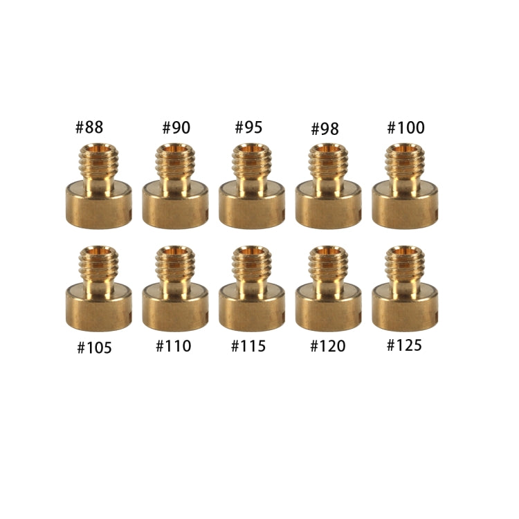 10pcs / Set Motorcycle Carburetor Nozzle for VM22-VM26 / 125CC-250CC(Yellow) - HoMEdemic™ 