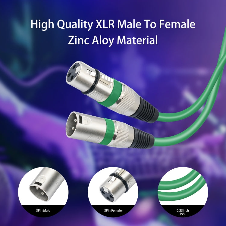 10pcs / Set XLR 3pin Male to Female Audio Cable, Length: 1m - HoMEdemic™ 