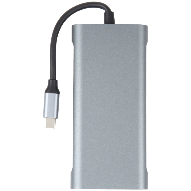 11 in 1 USB-C / Type-C to USB Docking Station HUB Adapter(100M Network Port) - HoMEdemic™ 