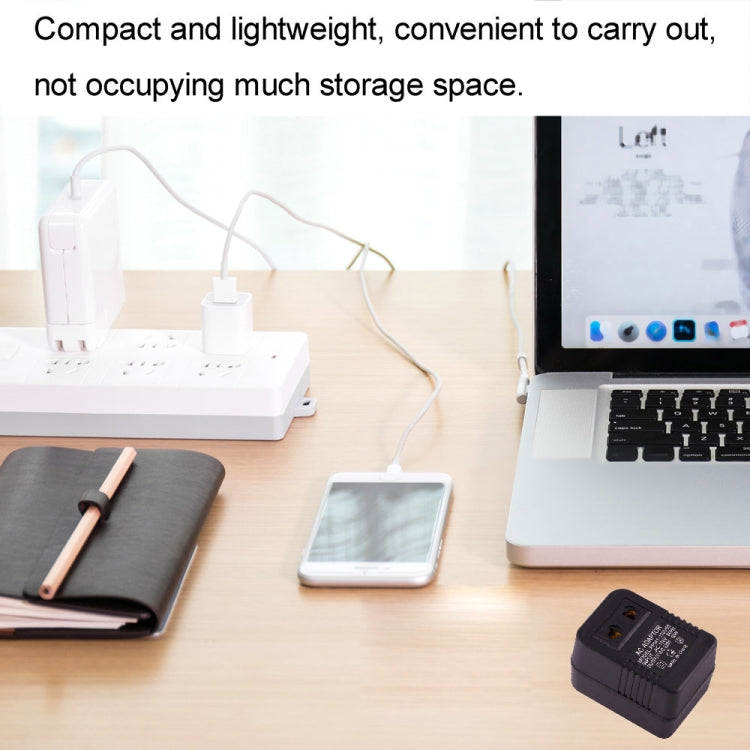 110V to 220V 50W AC Power Socket Adapter,  EU/US Plug to US Plug, 110V to 220V 50W - HoMEdemic™ 
