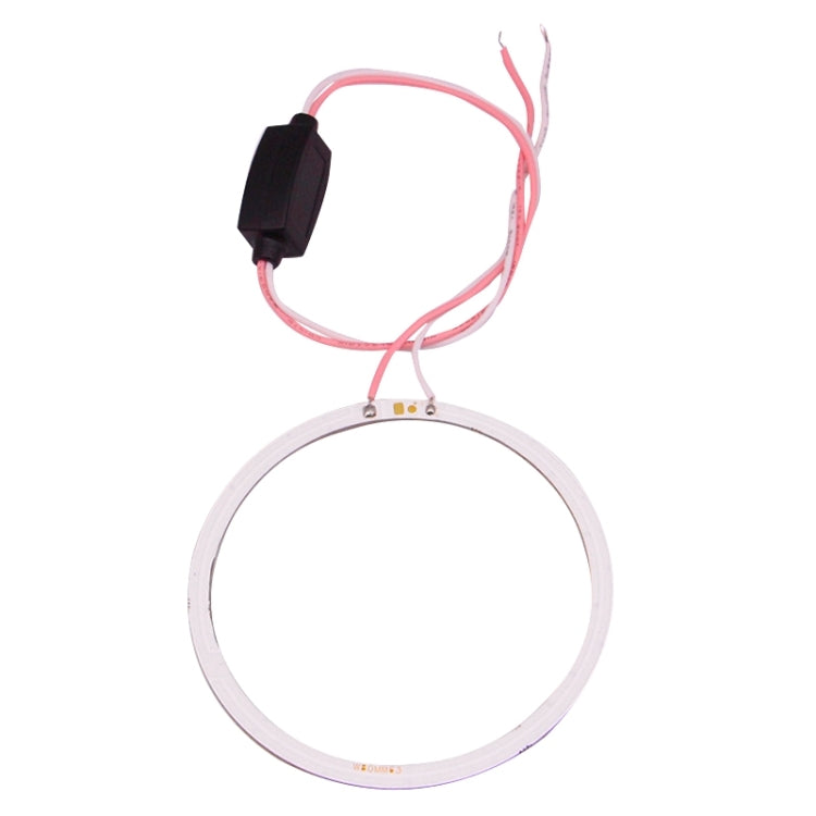 110mm 5W 180LM Angel Eyes Circles Car Headlight COB LED Lights for Vehicles, DC 12-24V, 110mm  Blue Light, 110mm  White Light - HoMEdemic™ 
