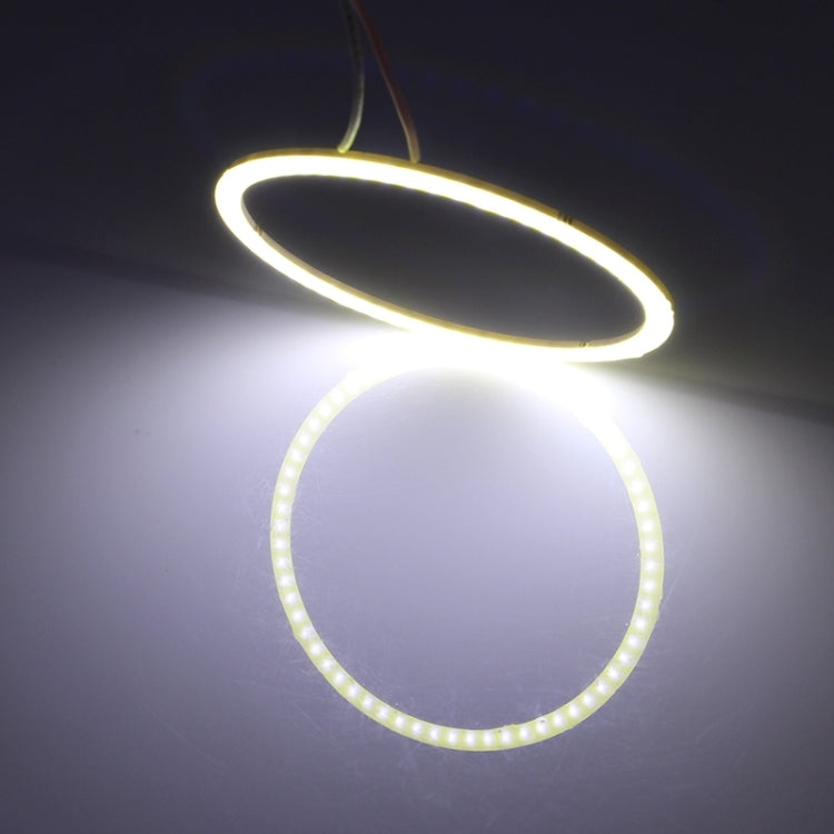 110mm 5W 180LM Angel Eyes Circles Car Headlight COB LED Lights for Vehicles, DC 12-24V, 110mm  Blue Light, 110mm  White Light - HoMEdemic™ 