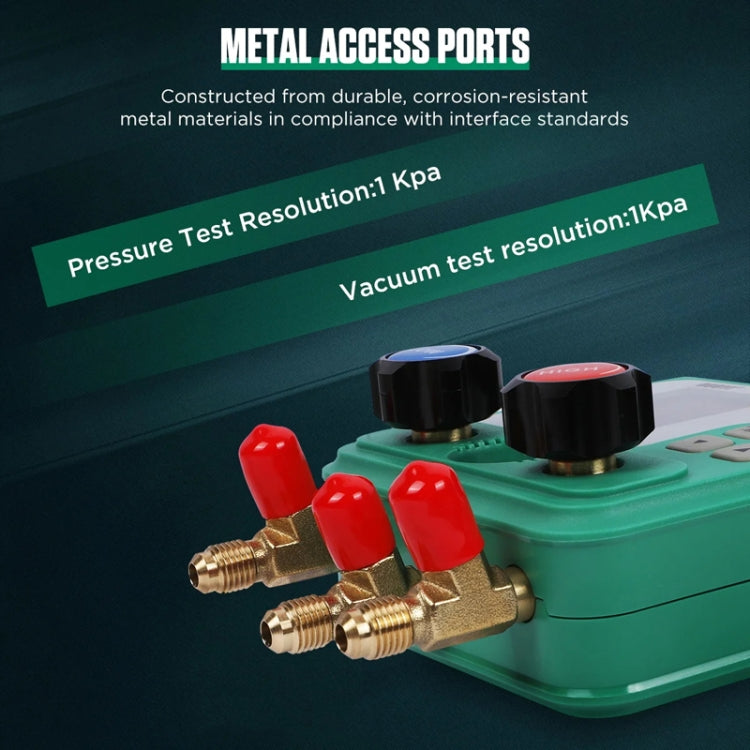 11pcs / Set DUOYI DY523 Automotive Vacuum Pressure Gauge Liquid Charge Fluorine Repair Electronic Refrigerant Meter - HoMEdemic™ 