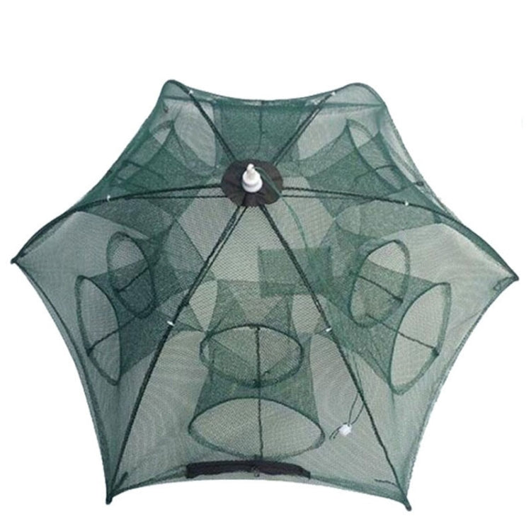 12 Holes Automatic Foldable Fishing Net Nylon Shrimp Crab Minnow Trap Fish Cast Net Fishing Tackle, 12 Holes - HoMEdemic™ 