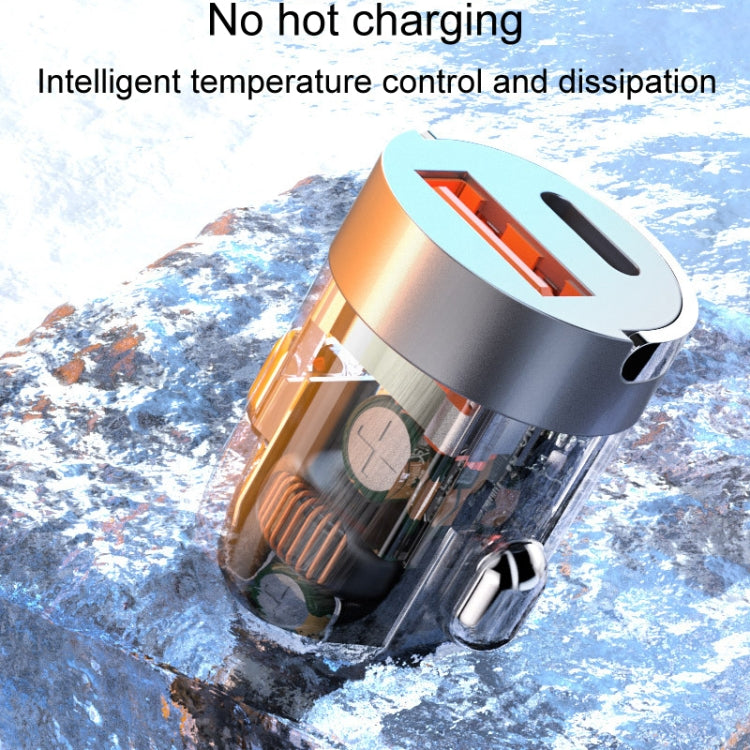 120W Vehicle Mini Invisible Dual-Port Charger Car Cigarette Lighter - HoMEdemic™ 