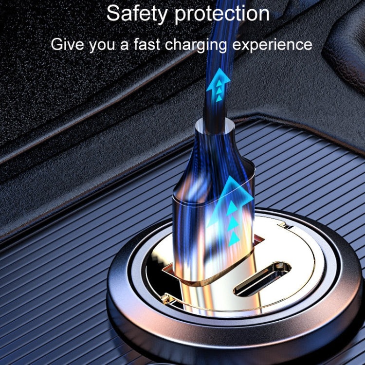 120W Vehicle Mini Invisible Dual-Port Charger Car Cigarette Lighter - HoMEdemic™ 
