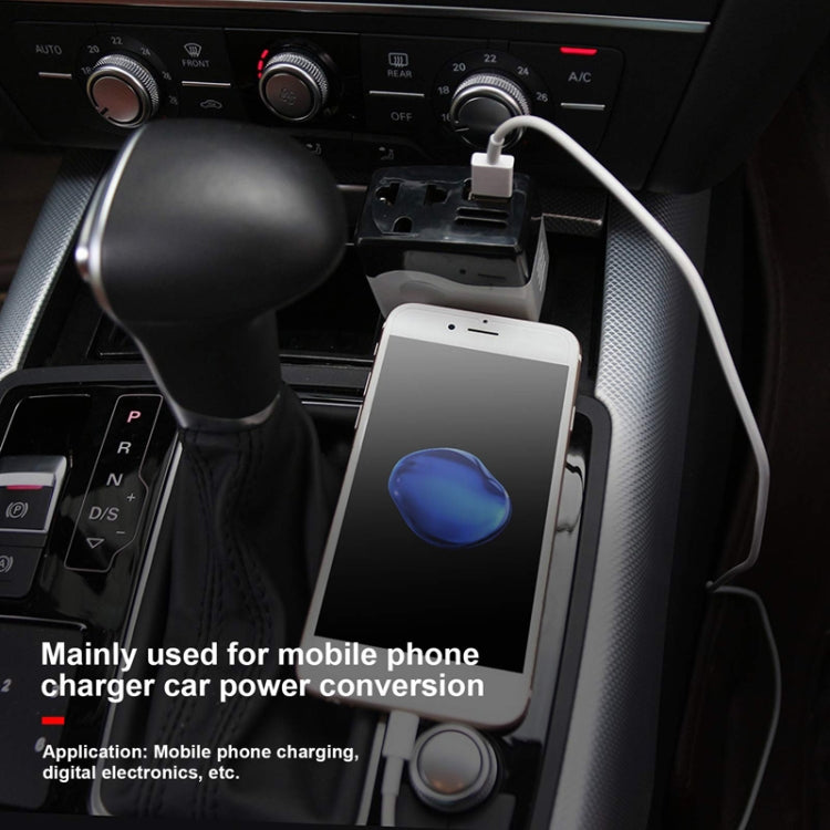12V/24V To 220V Auto Car Power Converter Adapter With USB Charging Port - HoMEdemic™ 