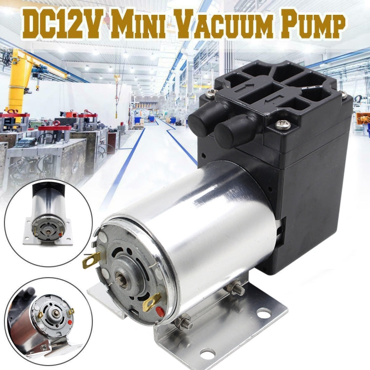 12V 5L/Min 65-120kpa Negative Pressure Vacuum Pump With Stand(Z512-604-3000N) - HoMEdemic™ 