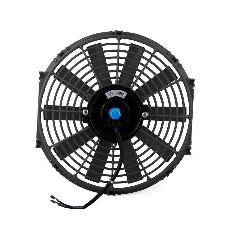 12V 80W 12 inch Car Cooling Fan High-power Modified Tank Fan Cooling Fan Powerful Auto Fan Mini Air Conditioner for Car, 12 inch (Black) - HoMEdemic™ 