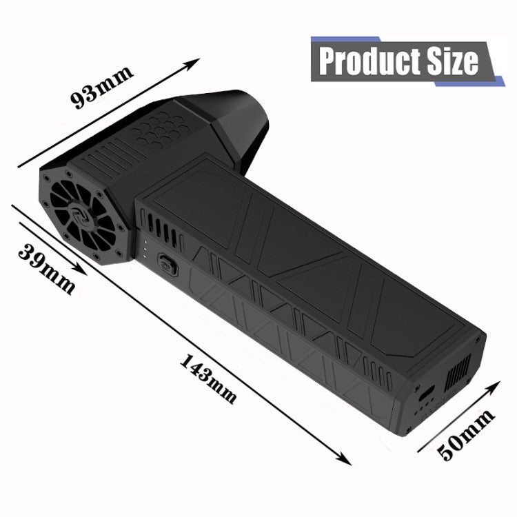130000R PM52+M/S Brushless Motor Industrial Dust Blowing Turbo Fan(Black) - HoMEdemic™ 