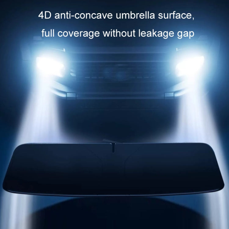145x80cm Car Front Windshield Sun Protection Laser Sunshade Blinds, Style: Double Circle Sun Visor - HoMEdemic™ 