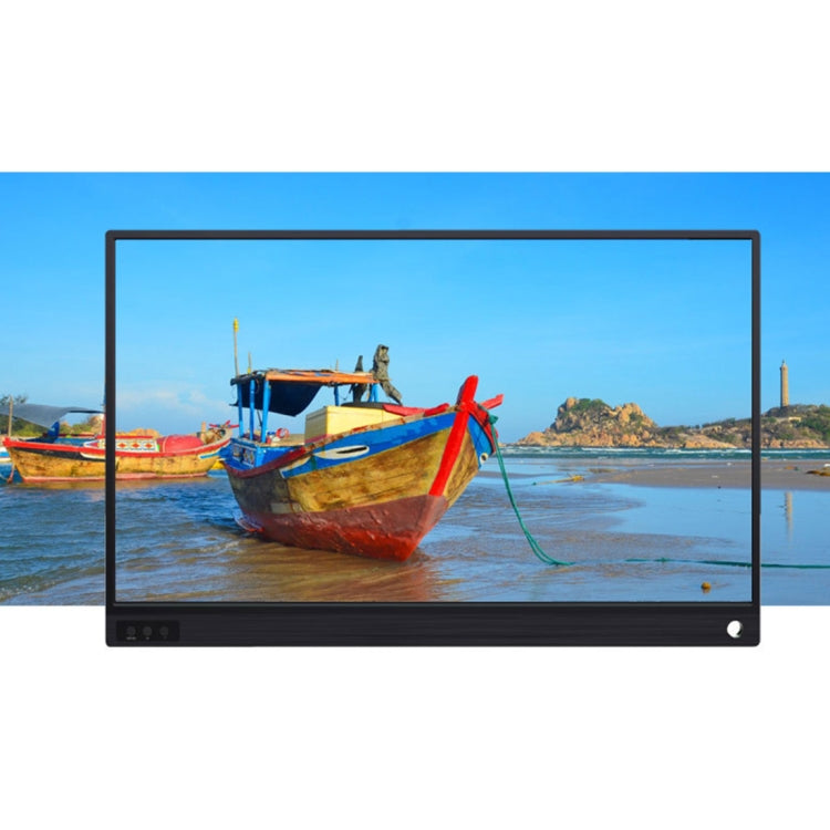 15.6 inch 1080P 178 Degree Wide Angle HD Portable Display Device for Desktop Computer / Game Console / Simultaneous Screen / PS4 / PS3 / XBox, with Mini HDMI & Micro USB & 2 USB-C / Type-C Interfaces - HoMEdemic™ 