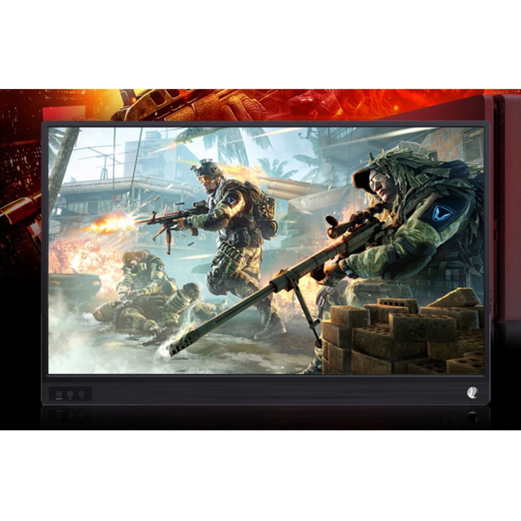 15.6 inch 1080P 178 Degree Wide Angle HD Portable Display Device for Desktop Computer / Game Console / Simultaneous Screen / PS4 / PS3 / XBox, with Mini HDMI & Micro USB & 2 USB-C / Type-C Interfaces - HoMEdemic™ 