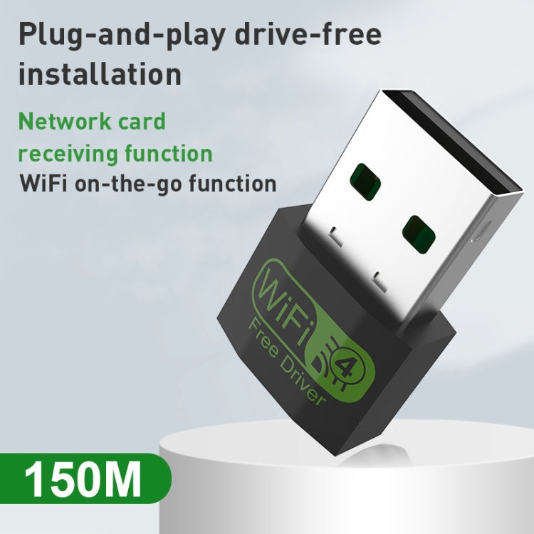 150Mbps Mini USB Wireless Network Adapter WiFi Signal Receiver - HoMEdemic™ 