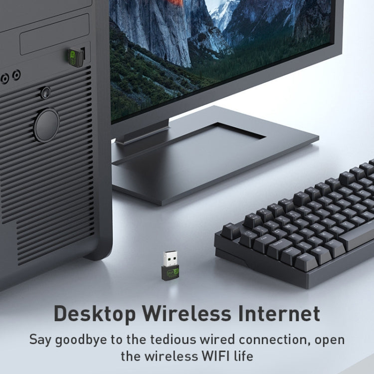 150Mbps Mini USB Wireless Network Adapter WiFi Signal Receiver - HoMEdemic™ 