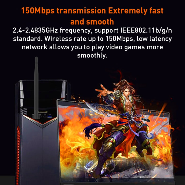 1510 150Mbps Drive Free USB Network Adapter WiFi Transmitter Receiver - HoMEdemic™ 